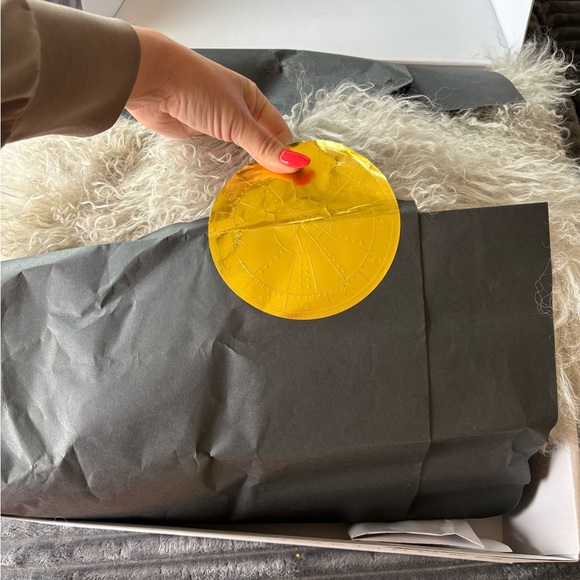 Lindsey Thornburg White Sands Shearling Cloak - Picture 10 of 10